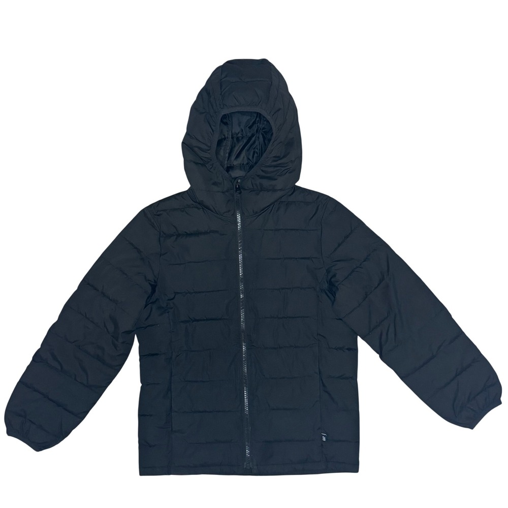 Gap Kids | Puffer Jacket | Black | Water Resistant Hooded | Size M 8-9